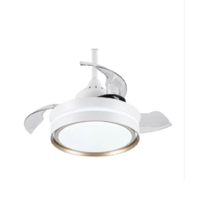 VENTIL. TETO RETRATIL.C/PLAFON LED BREEZE 36