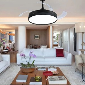 VENTIL. TETO RETRATIL.28W 3/4/6K PRETO